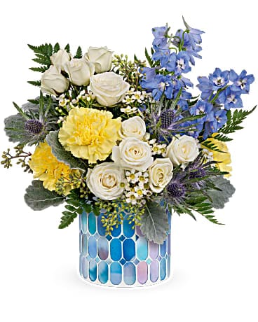 Teleflora's Dreaming of Blue Bouquet Bouquet